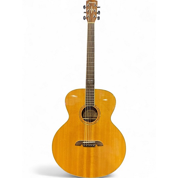 Used Alvarez ABT60E Artist Series Baritone Natural Acoustic Electric Guitar