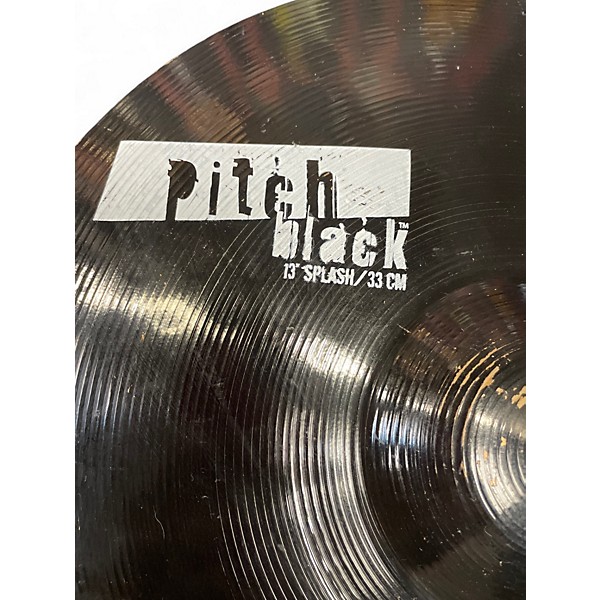 Used Zildjian 13in Pitch Black Splash Cymbal