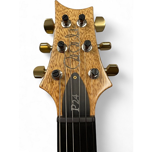 Used PRS P24 wood library Solid Body Electric Guitar