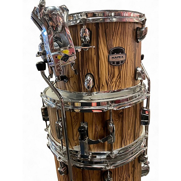 Used Mapex 4 Piece Mars Driftwood Drum Kit