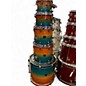 Used Mapex 5 Piece Armory Orange Sunset Drum Kit