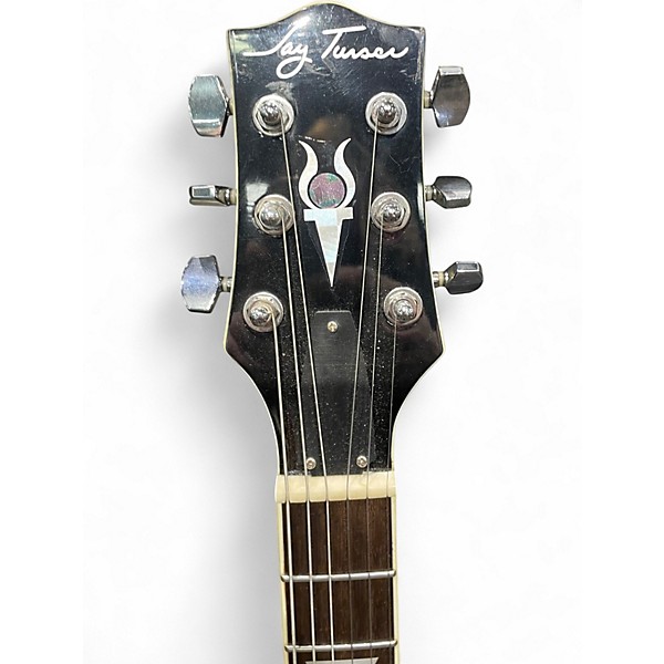 Used Jay Turser single cut black burst Solid Body Electric Guitar