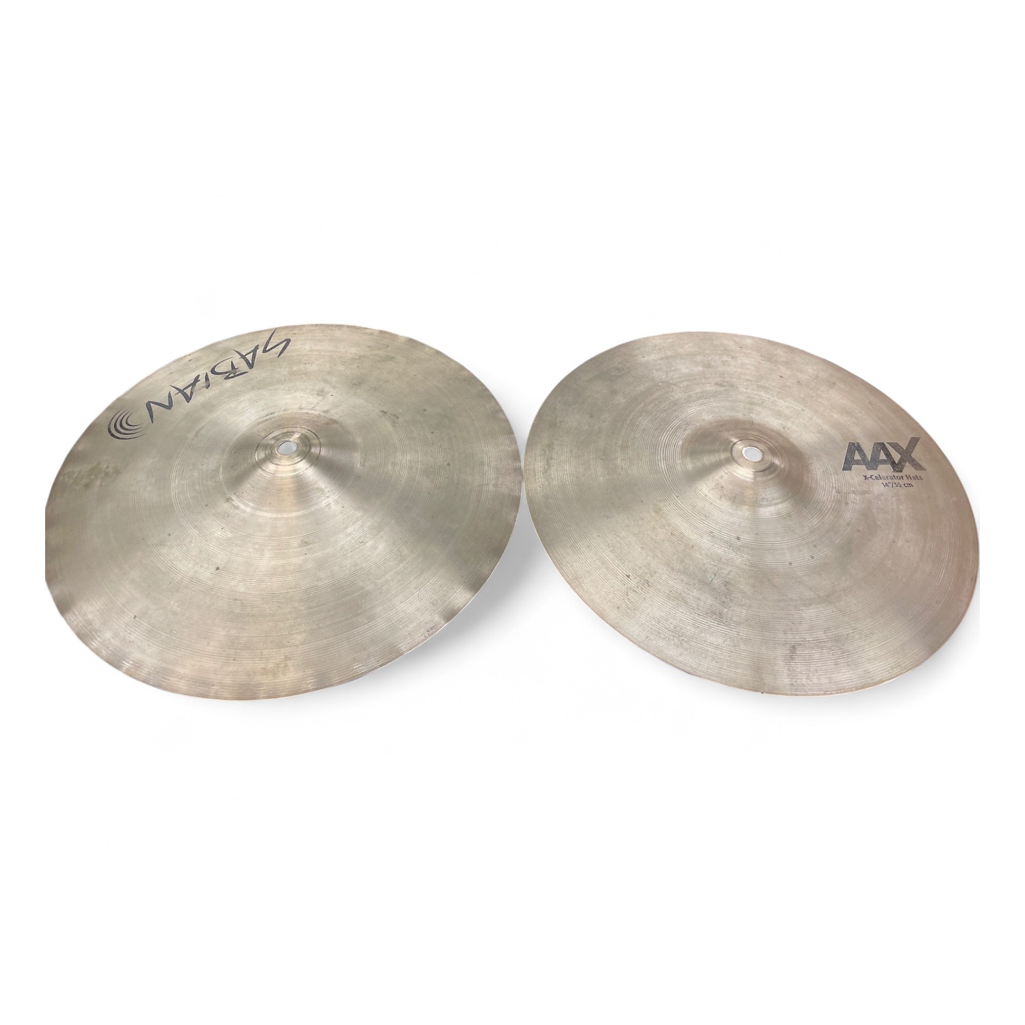 Used SABIAN 14in AAX X Celerator Hi Hat Pair Cymbal 33