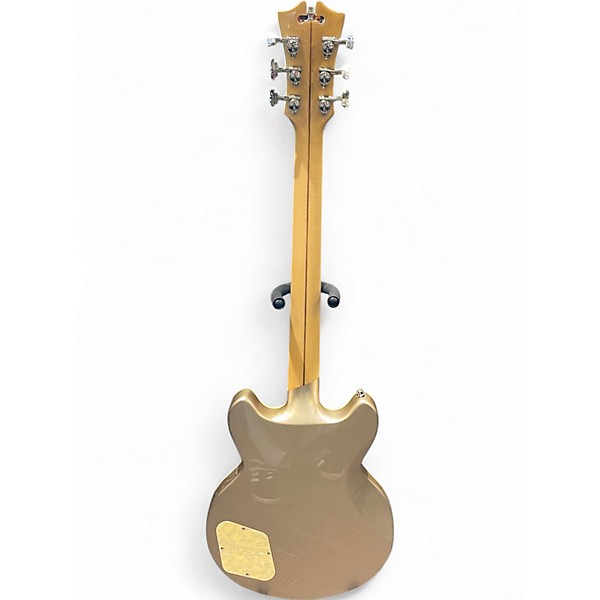 Used D'Angelico deluxe Brighton desert gold Solid Body Electric Guitar
