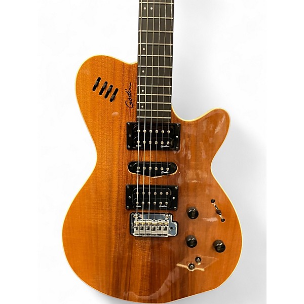 Used Godin XTSA Natural Solid Body Electric Guitar
