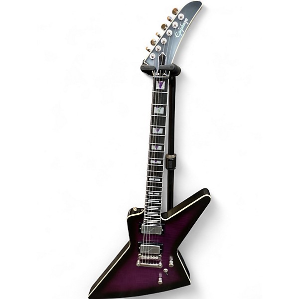 Used Schecter Guitar Research ROB SCALLON C7 BLACK AND NATURAL Solid Body Electric Guitar