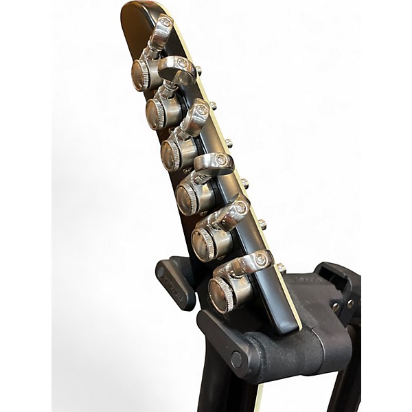 Used Schecter Guitar Research ROB SCALLON C7 BLACK AND NATURAL Solid Body Electric Guitar