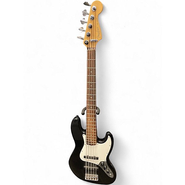 Used Fender American Standard Jazz Bass V Black Electric