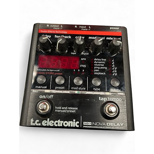 ギター t.c. electronic ND-1 NOVA DELAY TC Electronic | Product | ND-1 NOVA DELAY