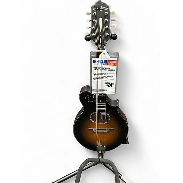 Used Epiphone MM40L Vintage Sunburst Mandolin