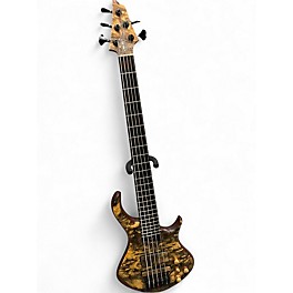 Used Warrior dm 5 Natural Electric Bass Guitar