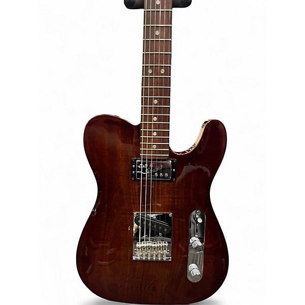 Used 2013 Fender American Select Flame Maple Carved Top Telecaster Tasmanian Blackwood Top Solid Body Electric Guitar