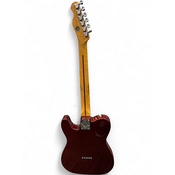Used 2013 Fender American Select Flame Maple Carved Top Telecaster Tasmanian Blackwood Top Solid Body Electric Guitar
