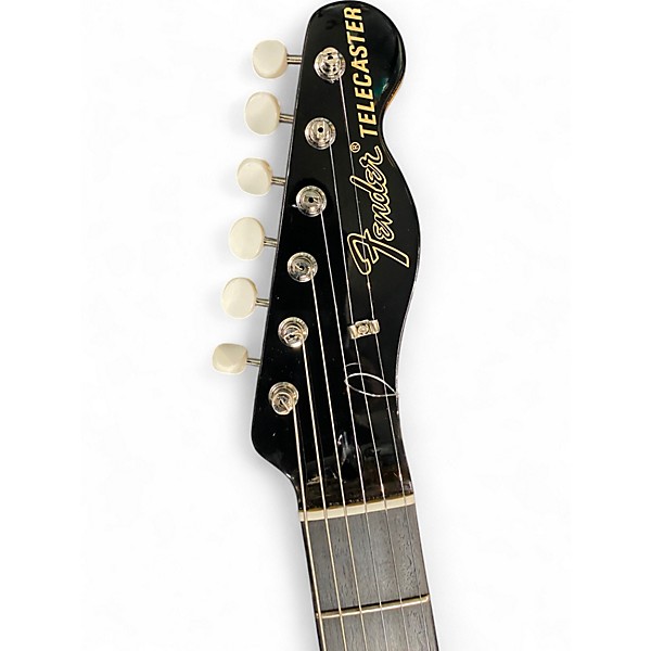 Used Fender Gold Foil Telecaster Black Cherry Solid Body Electric Guitar