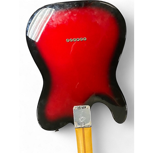 Used Fender Gold Foil Telecaster Black Cherry Solid Body Electric Guitar