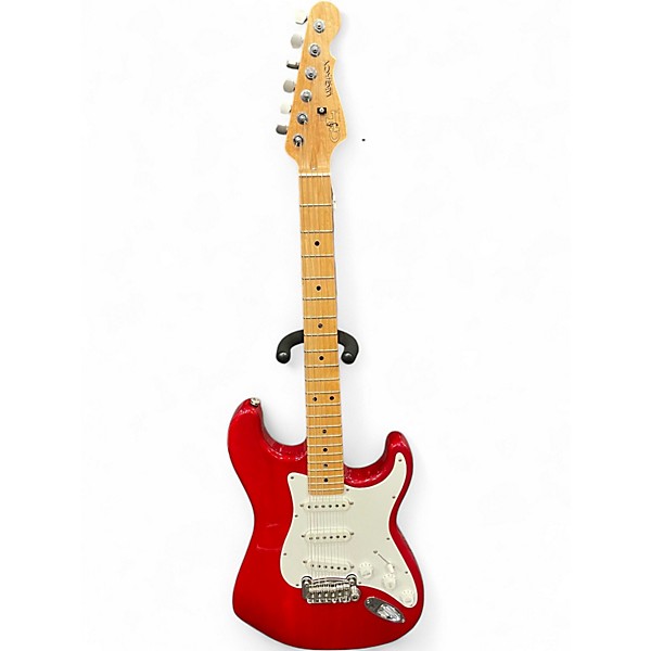 Used G&L USA Legacy Red Solid Body Electric Guitar Red