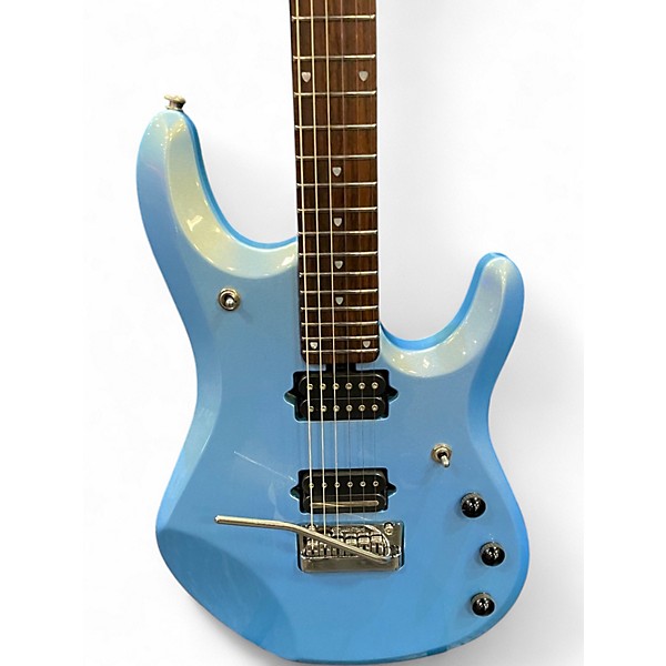 Used 2014 Ernie Ball Music Man JP6 full rosewood neck sky blue Solid Body Electric Guitar