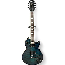 Used Epiphone Les Paul Classic Limited Edition Quilt Blue Burst Solid Body Electric Guitar