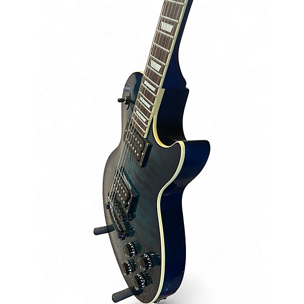 Used Epiphone Les Paul Classic Limited Edition Quilt Blue Burst Solid Body Electric Guitar