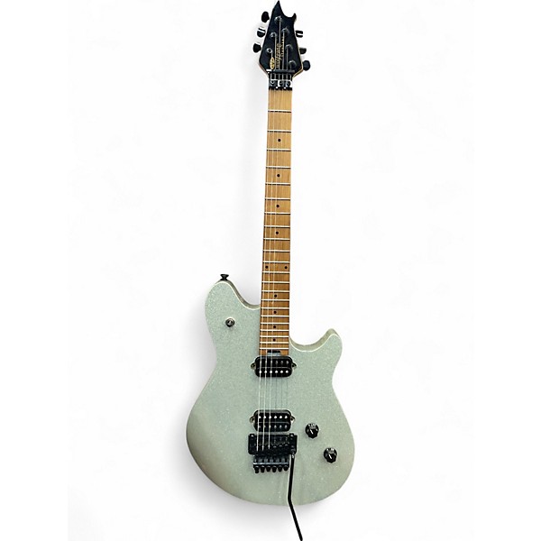 Used EVH Wolfgang Standard Silver Sparkle Solid Body Electric Guitar