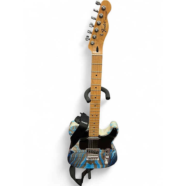 Used Fender FSR Standard Telecaster Blue Swirl Solid Body Electric