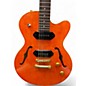 Used Yamaha AEX 502 Orange Hollow Body Electric Guitar