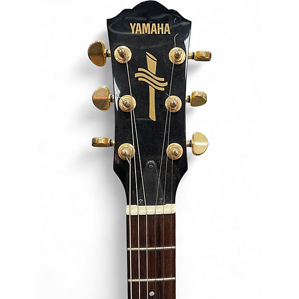 Used Yamaha AEX 502 Orange Hollow Body Electric Guitar
