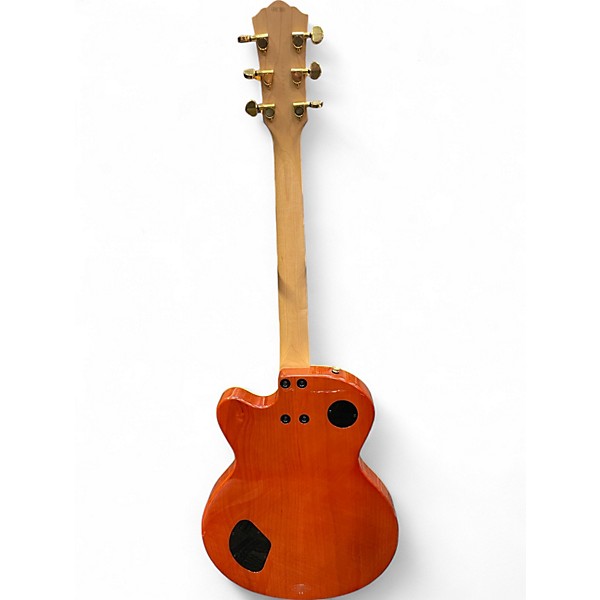 Used Yamaha AEX 502 Orange Hollow Body Electric Guitar