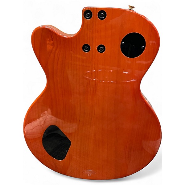 Used Yamaha AEX 502 Orange Hollow Body Electric Guitar