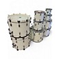 Used TAMA 9 Piece Superstar White Drum Kit