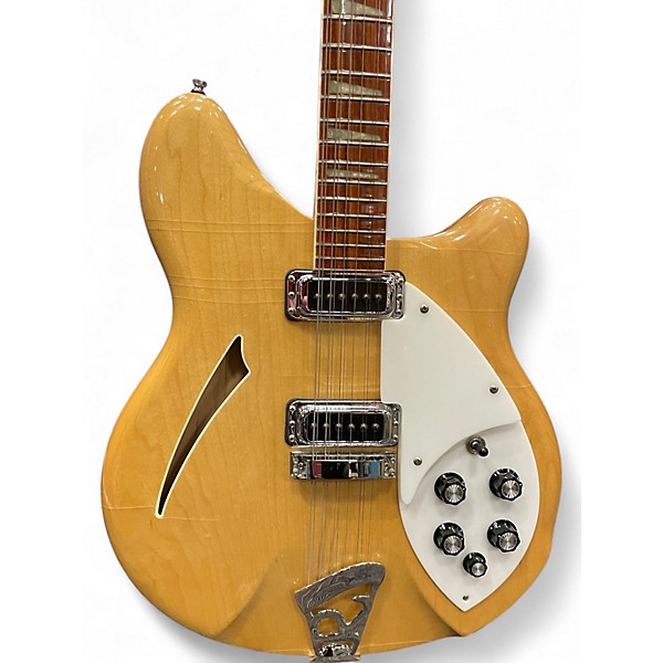 Vintage 1990 Rickenbacker 360/12 Mapleglo Hollow Body Electric Guitar