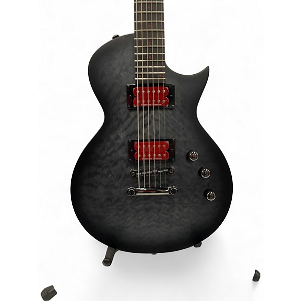 Used ESP LTD Signature Ben Burnley BB-600 Baritone  See Thru Black Sunburst Satin Baritone Guitars