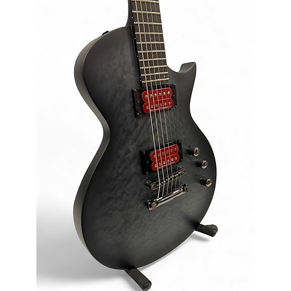 Used ESP LTD Signature Ben Burnley BB-600 Baritone  See Thru Black Sunburst Satin Baritone Guitars