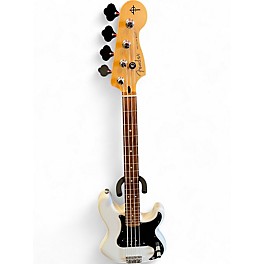 Used Fender Player Precision Bass Arctic White Electric Bass Guitar