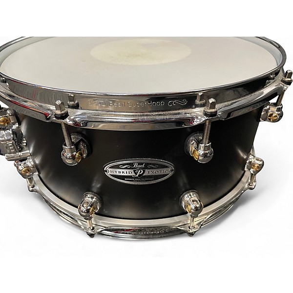 Used Pearl 14X6.5 Hybrid Exotic Black Drum