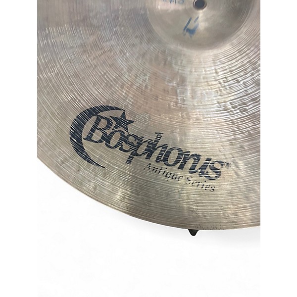 Used Bosphorus Cymbals 21in Traditional Thin Ride Cymbal