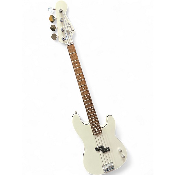 Used Fender Aerodyne Precision Bass WHITE Electric Bass