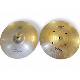 Used Zildjian 14in Quick Beat Hi Hat Pair Cymbal