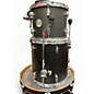 Vintage 1990s Sonar 5 Piece Force 2005 Satin Black Drum Kit