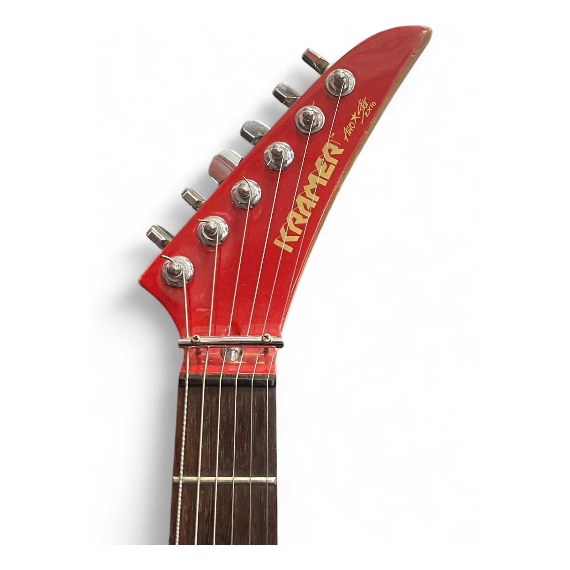 Used Kramer AEROSTAR ZX10 Candy Apple Red Solid Body