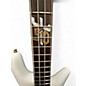 Used Spector Euro 4LX White Electric Bass Guitar