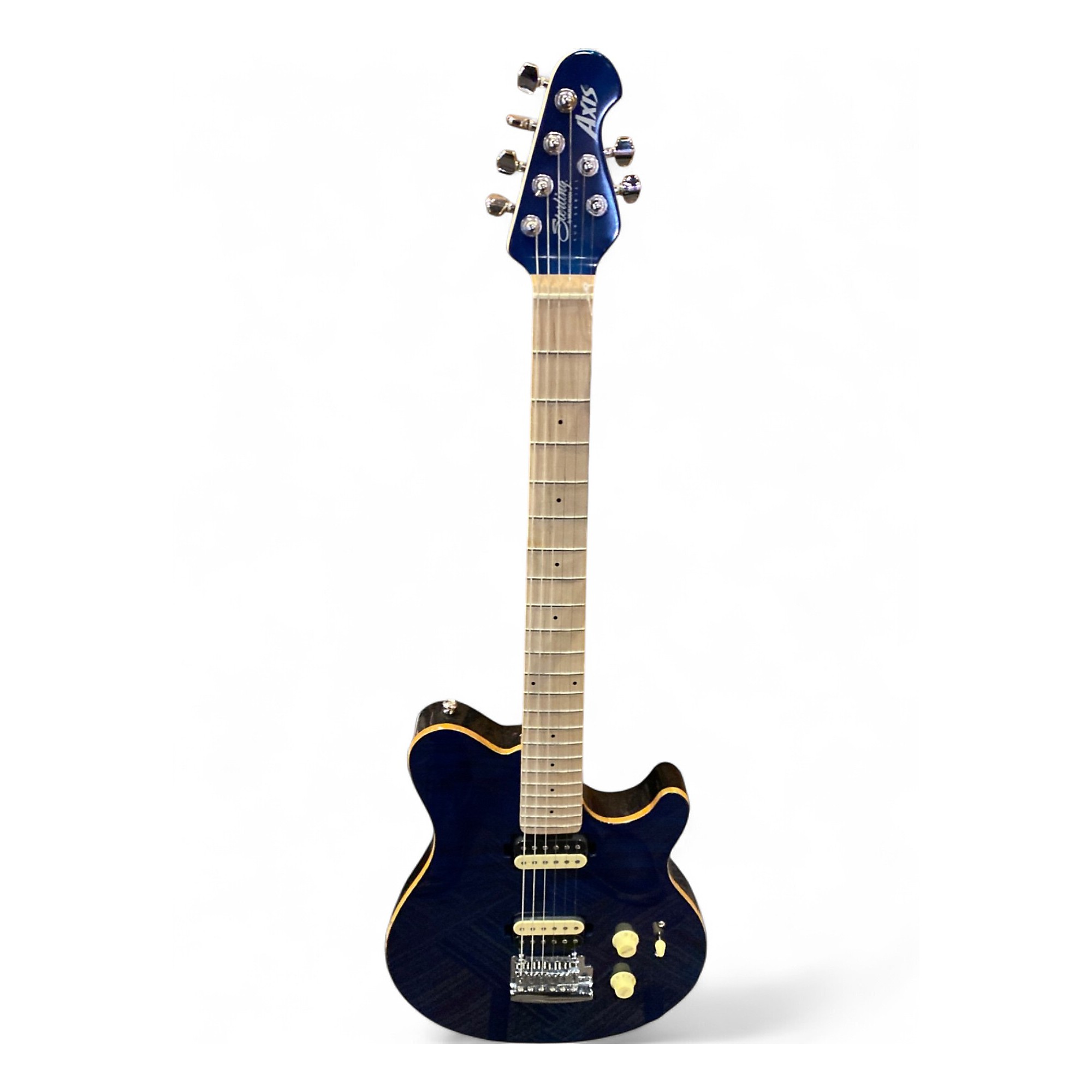 【美品】Sterling by MUSIC MAN S.U.B AX3-TBL Sterling by Music Man Axis AX3 Flame Maple Top Electric