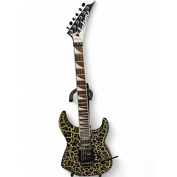 Used Jackson Soloist SL3 Yellow Crackle Solid Body Electric Guitar