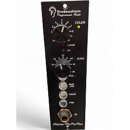 Used Fredenstein Professional Audio Artistic Mic Pre Plus Microphone Preamp