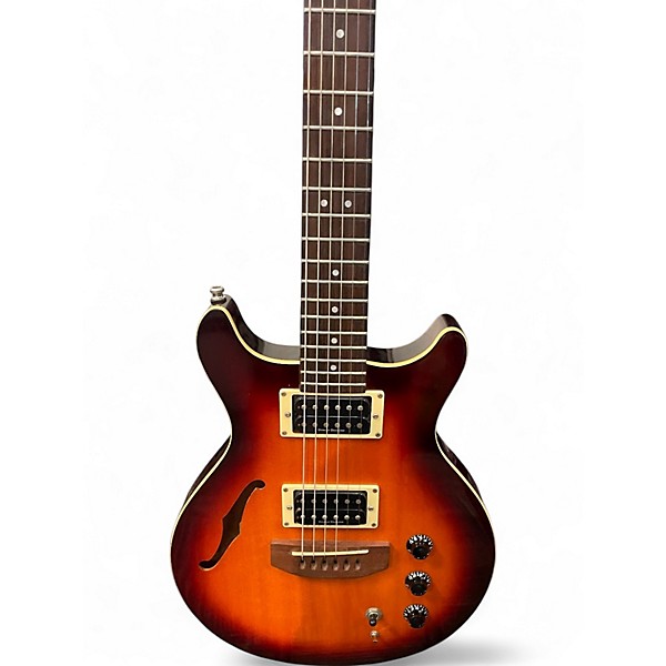 Used Hamer Duotone 2 Color Sunburst Hollow Body Electric Guitar