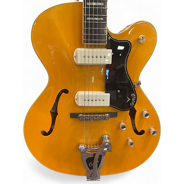 Used Guild X-175B Natural Hollow Body Electric Guitar