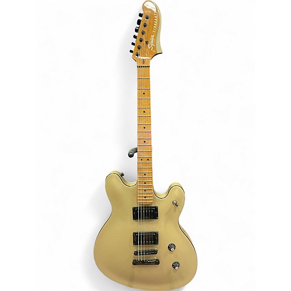 Used Squier Contemporary Active Starcaster Gold Hollow Body