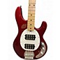 Used Sterling by Music Man STINGRAY Candy Apple Red Electric Bass Guitar thumbnail