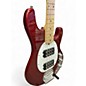 Used Sterling by Music Man STINGRAY Candy Apple Red Electric Bass Guitar