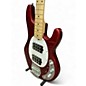 Used Sterling by Music Man STINGRAY Candy Apple Red Electric Bass Guitar